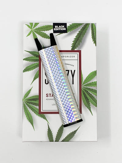 Stiiizy Silver 3D Holographic Hologram Glitter Pro Battery Starter Kit