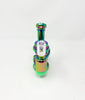 Crystal Glass Iridescent Reclaimer Recycler Glass Water Pipe/Dab Rig