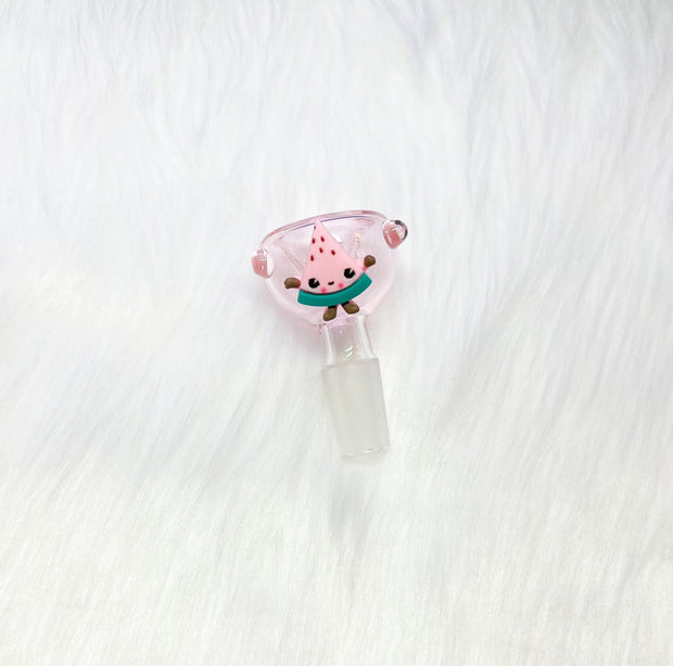 Pink Watermelon Kawaii 14mm Glass Bowl