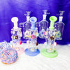 Delicious Donut Bent Neck Glass Water Pipe/Dab Rig