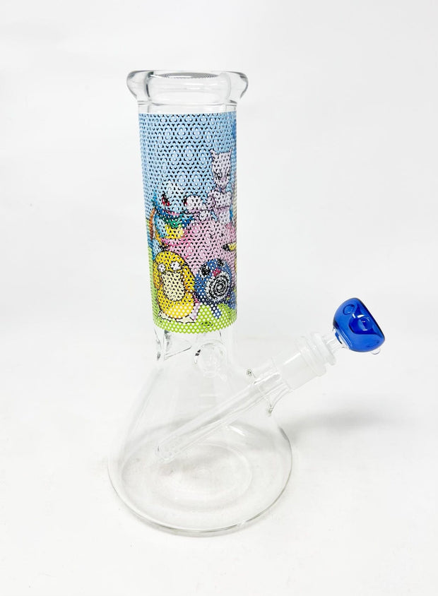 Poke Characters 12in Glass Water Pipe/Bong
