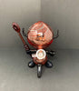 BossHaas Black Red Opal Dab Dude Heady Glass Water Pipe/Dab Rig