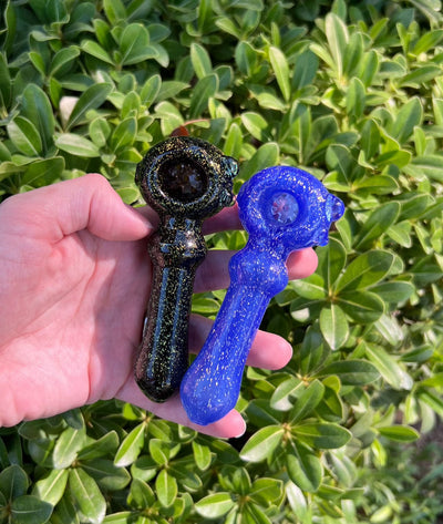 Sparkly Dichroic Hand Pipe