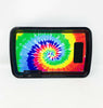 Rainbow Tie Dye LED Rolling Tray Featuring 7 Colors and Party Mode