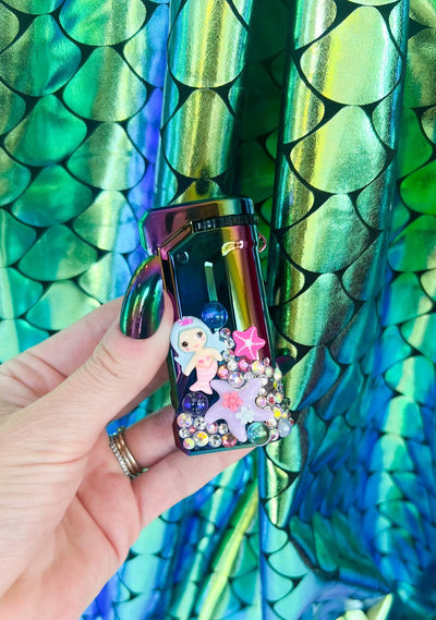 Wulf Rainbow Mermaid Crystal Yocan Uni Pro 510 Threaded Battery Starter Kit