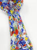 Blue confetti Speckled Glass Hand Pipe