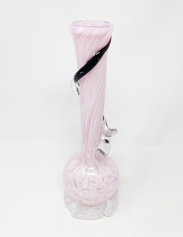 Noble Glass Pink Cotton Candy Dichroic Heady Glass Water Pipe/Bong