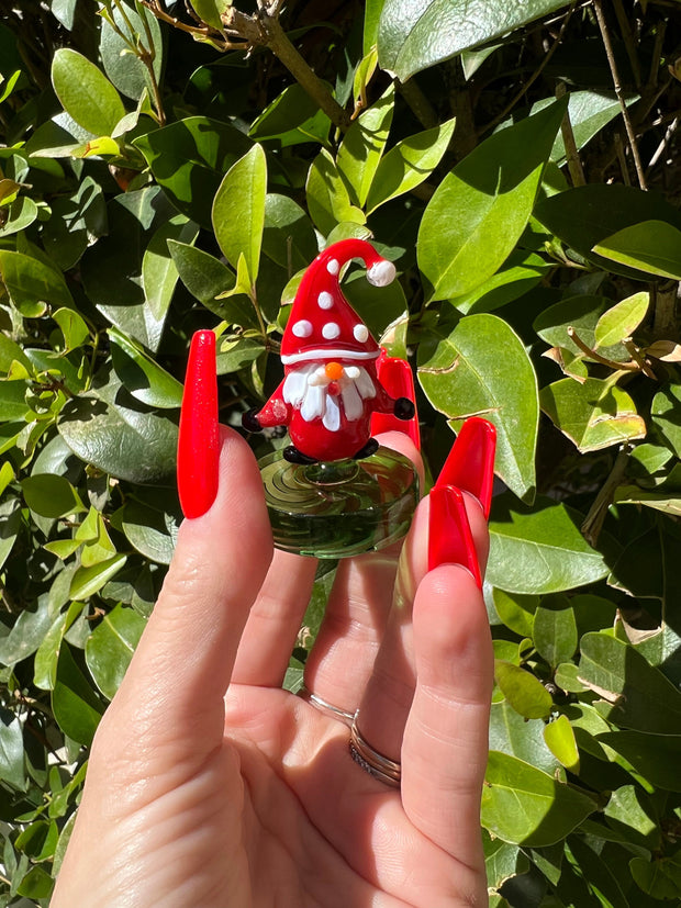 Holiday Santa Gnome Carb Cap