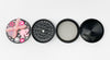 Pink Girly Herb Grinder Crystal Spice Grinder 4 Piece 55mm W/ Cleaning Tool