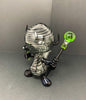 BossHaas Black Opal Slime Green Dab Dude Heady Glass Water Pipe/Dab Rig