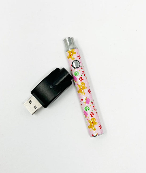 Hello Kitty Vape Battery Gingerbread 510 Battery Kit Holiday Vape Vibes Shop Smyle Labs | Hello Kitty Vape Battery Gingerbread 510 Battery Kit Holiday Vape Vibes Shop Smyle Labs |