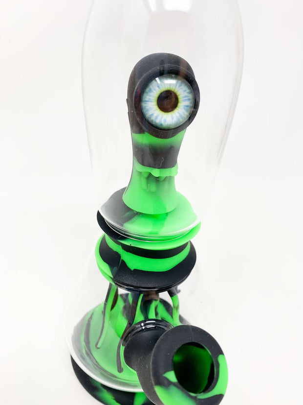 Green Alien Spaceship Silicone Water Pipe/Bong/Dab Rig