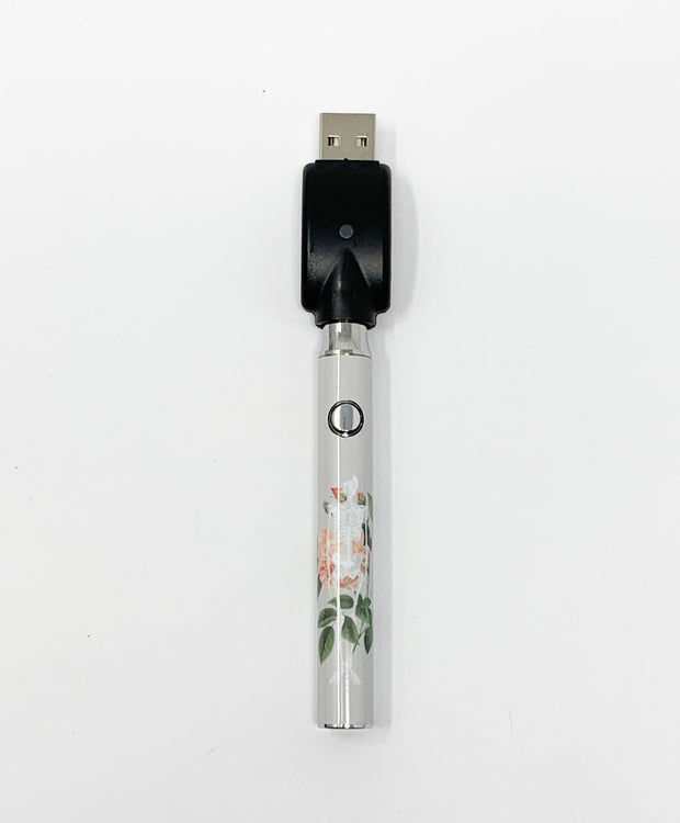 510 Threaded Battery Skeleton Floral Vape Pen Starter Kit