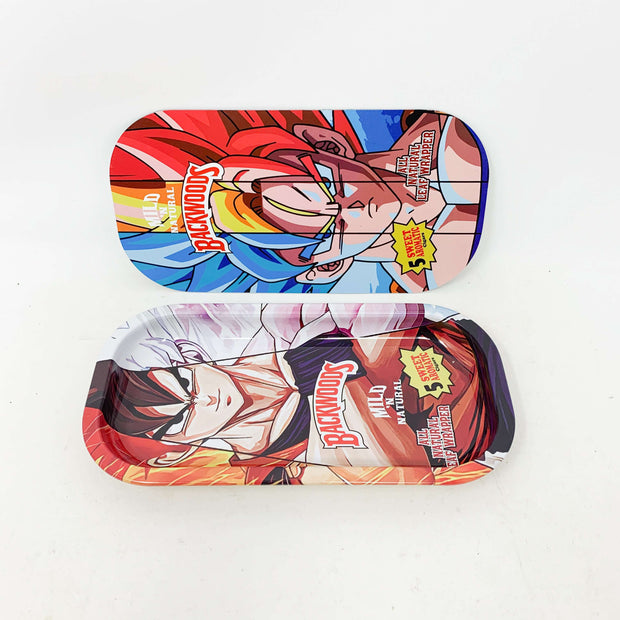 Backwoods Super Saiyan Goten Goku Magnetic Rolling Tray with Lid