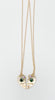 Swarovski Crystal Best Buds Gold Necklace
