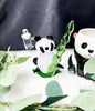 Bamboo Panda Glass Water Pipe/Dab Rig