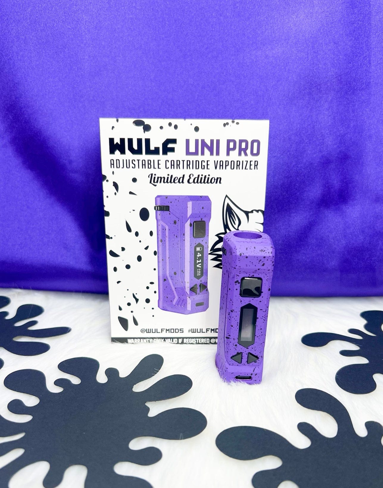 Wulf Purple Yocan Uni Pro 510 Threaded Battery Starter Kit Wulf Purple Yocan Uni Pro 510 Threaded Battery Starter Kit