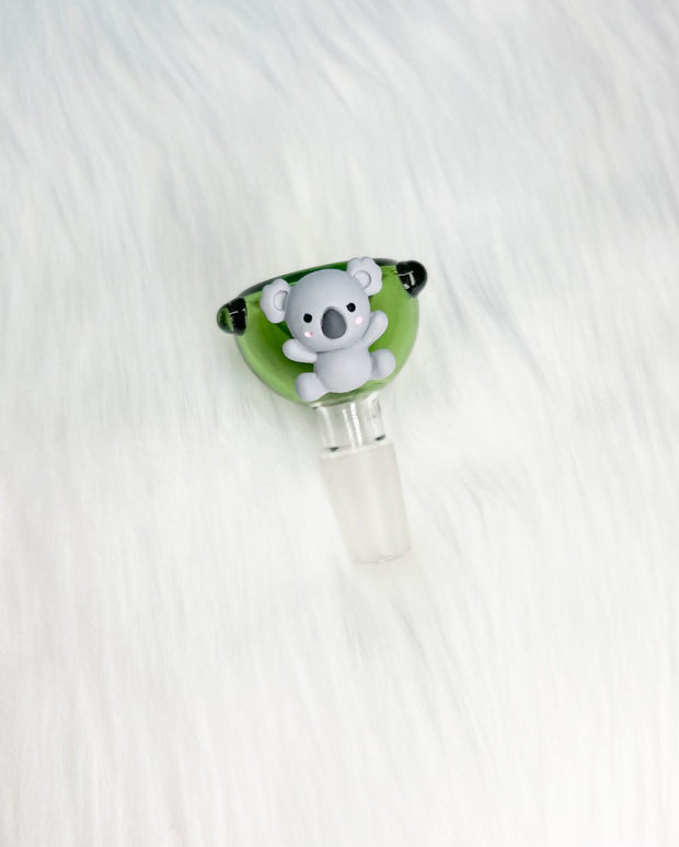 Koala 14mm Green Glass Bowl