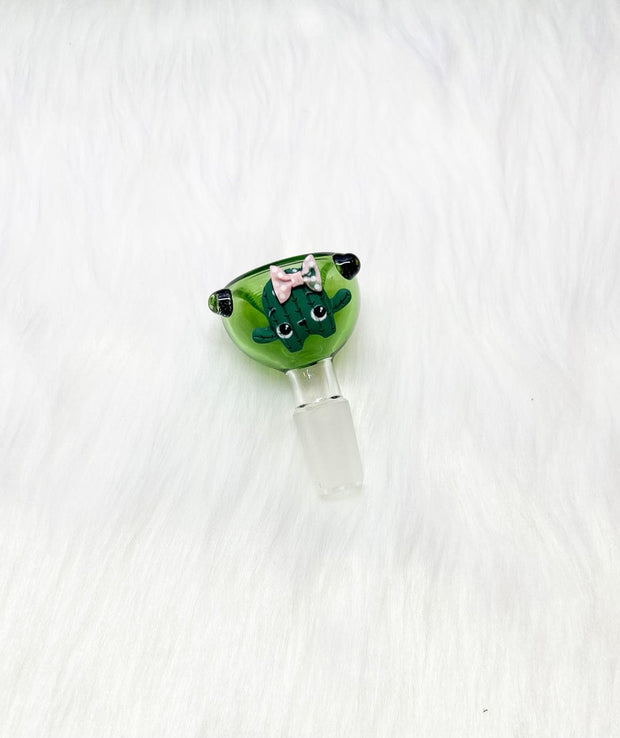Green Cactus 14mm Glass Bowl