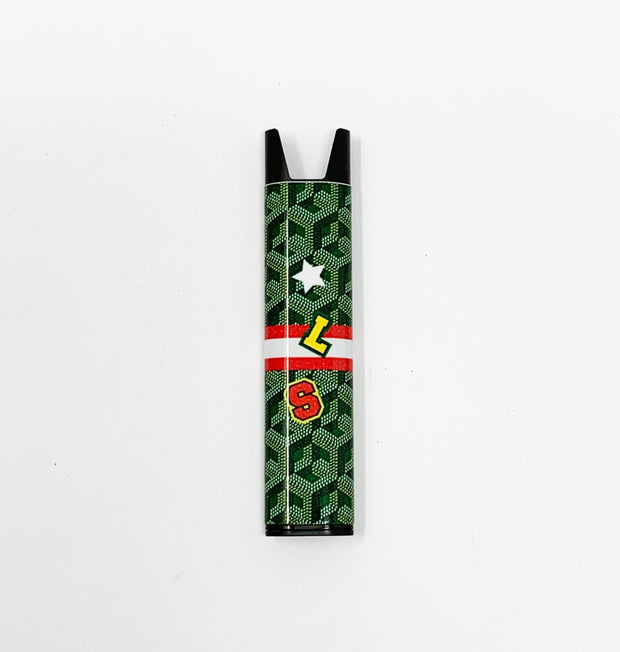 Stiiizy Pen Green Varsity Geometric Battery Starter Kit