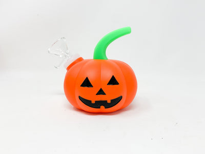 Halloween Pumpkin Jack-O-Latern Silicone Water Pipe/Bong