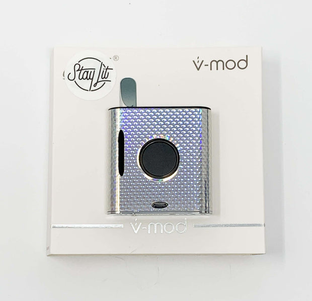 510 Threaded VMod Battery Silver 3D Hologram Starter Kit