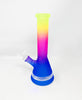 StayLit Rainbow Frosted 10in Beaker Glass Water Pipe/Bong
