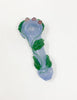 Floral Leaf Ivy Glass Hand Pipe
