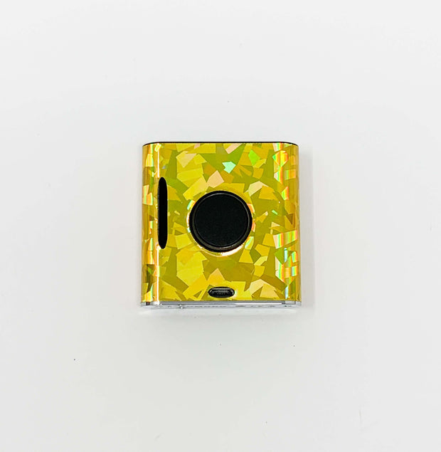 510 Threaded VMOD 2 Battery Yellow Gold Holographic Blast Starter Kit