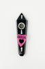 Black Obsidian Crystal Hand Pipe Pink Ouija Swarovski