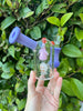 Purple Patrick Glass Water Pipe/Dab Rig