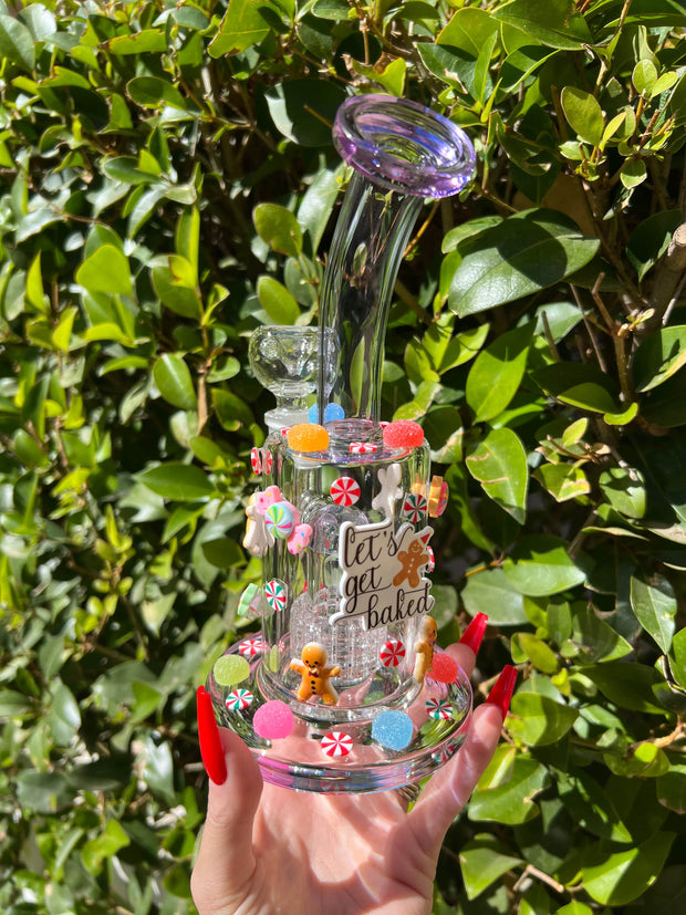 🎄 Let’s Get Baked Gingerbread House Bong | Holiday Water Pipe 🍪