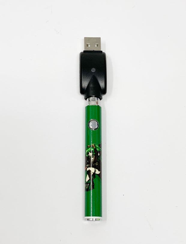510 Threaded Battery Green Ninja Anime Girl Starter Kit