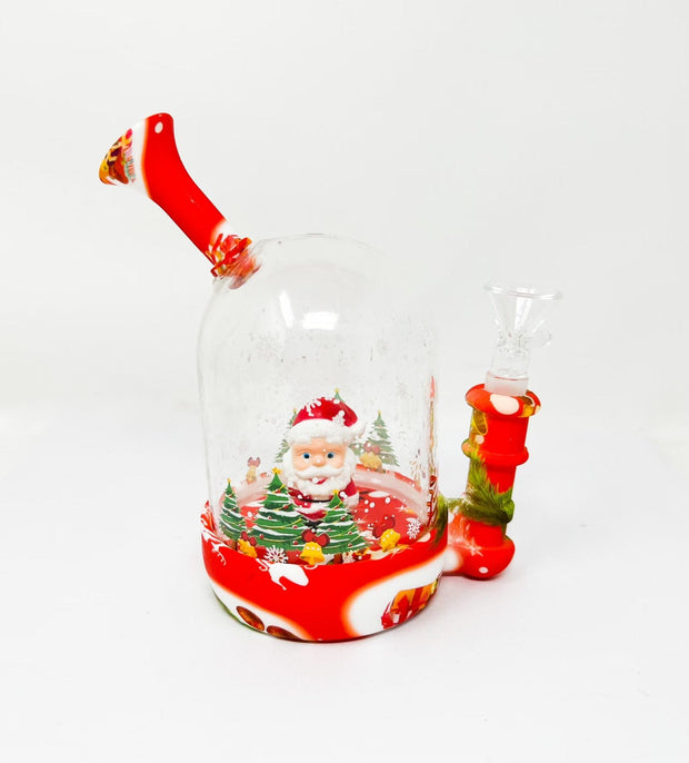 Christmas Santa Snowman Silicone Water Pipe/Dab Rig