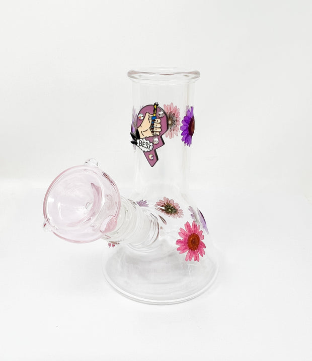 Best Buds Friends Dried Floral Water Pipe/Bong Set of 2