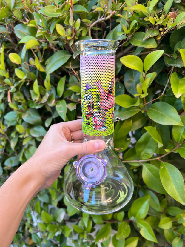 Bikini Bottom 12in Glass Water Pipe/Bong