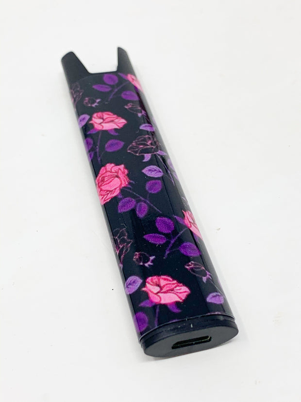 Stiiizy Pen Pink Purple Roses Battery Starter Kit