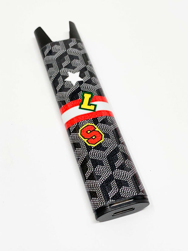 Stiiizy Pen Black Varsity Geometric Battery Starter Kit