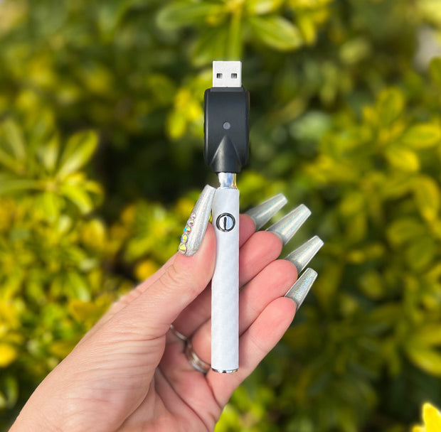 White Carbon Fiber Vape Pen, Custom Vape