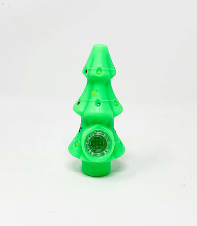 Christmas Tree Silicone Hand Pipe