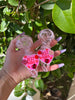 Pink Best Buds Glass Hand Pipe Set