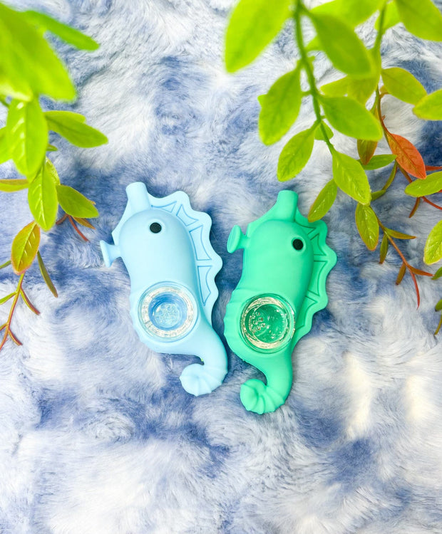 Seahorse Silicone Hand Pipe