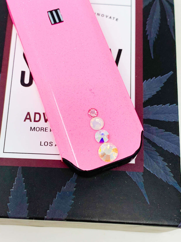 Biiig Stiiizy Hot Pink Glitter Crystal Vape Pen Starter Kit