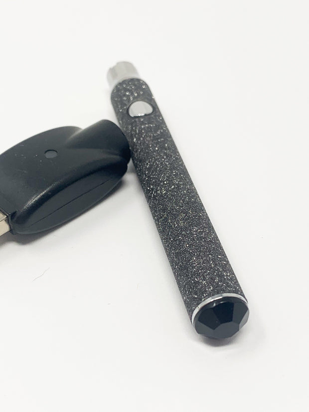 Black Glitter Rhinestone 510 Battery