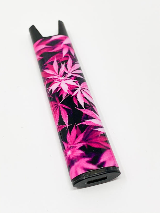 Stiiizy Pen Pink Weed Leaves Battery Vape Pen Starter Kit