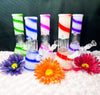 Candy Stripe 8in Glass Water Pipe/Bong