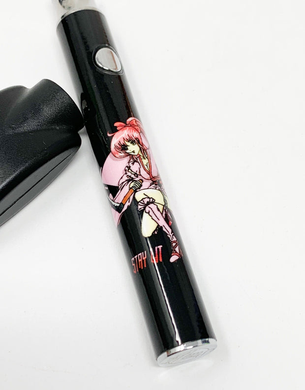 510 Threaded Battery Pink Ninja Anime Girl Starter Kit