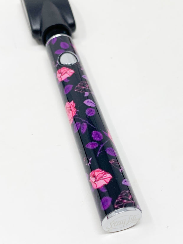 510 Threaded Battery Pink Purple Roses Starter Kit