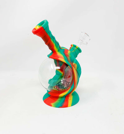 Rasta Astronaut Man Silicone Water Pipe/Bong