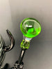BossHaas Black Opal Slime Green Dab Dude Heady Glass Water Pipe/Dab Rig
